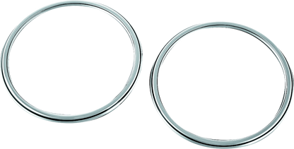 Kuryakyn, Kuryakyn Corona Speaker Grills Chrome for Harley-Davidson Touring Models Part 7377