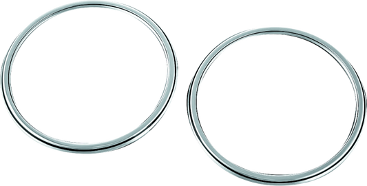Kuryakyn, Kuryakyn Corona Speaker Grills Chrome for Harley-Davidson Touring Models Part 7377