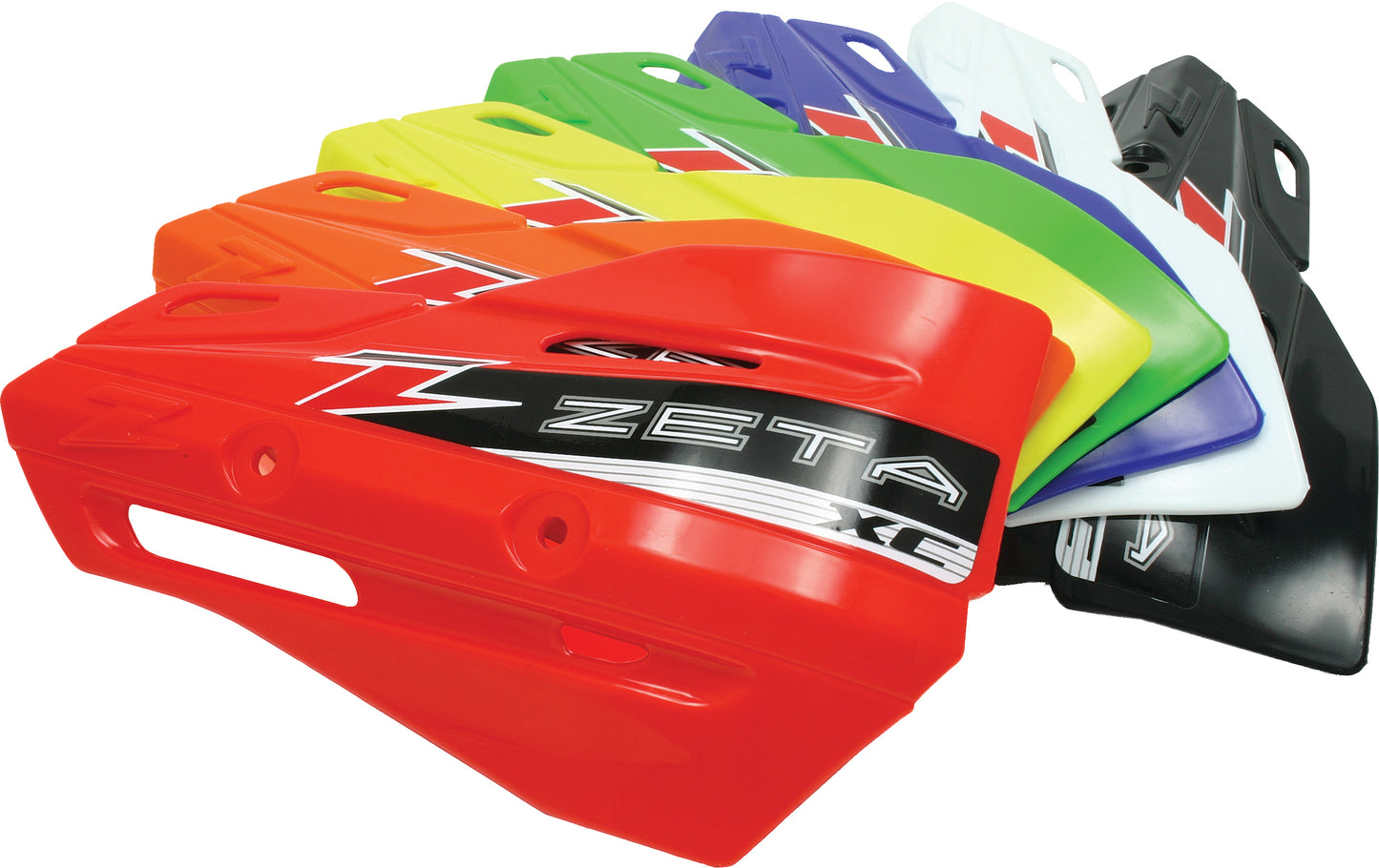 ZETA, ZETA XC Protector Handguard Shields Yellow - Part ZE72-3107 for Off-Road and Enduro Motorcycles