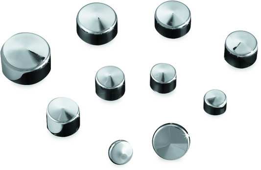 Kuryakyn Kool Kaps 1/4 inch Allen bolt cover caps for powersports applications, protecting and enhancing bolt appearance.