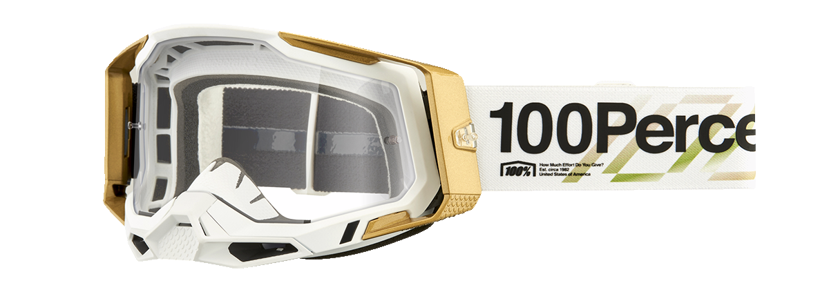 100% Racecraft 2 Goggles - Succession - Clear 50009-00026 - Howling Moto