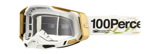100% Racecraft 2 Goggles - Succession - Clear 50009-00026 - Howling Moto