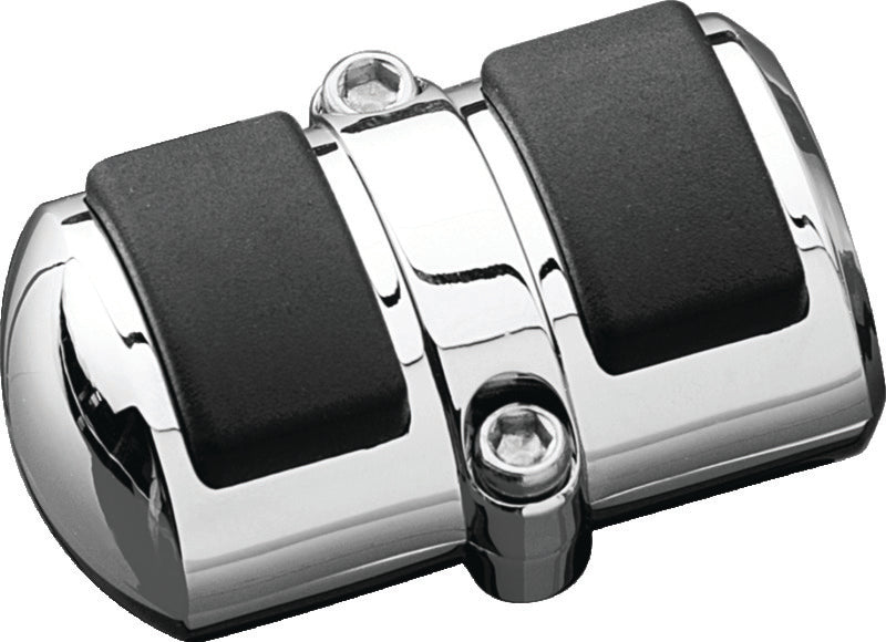 Kuryakyn, Kuryakyn Oval Shift Peg Cover in Chrome Part #4036 – Universal Fitment for Powersports Vehicles
