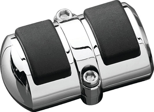 Kuryakyn, Kuryakyn Oval Shift Peg Cover in Chrome Part #4036 – Universal Fitment for Powersports Vehicles