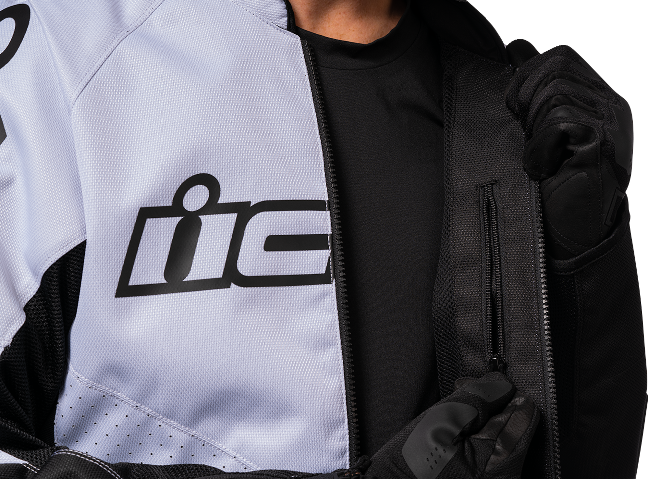 Bill's Exhausts ICON Hooligan™ CE Jacket in white, 2XL, featuring durable fabric and stylish design for motorcycle riding.