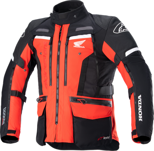 Alpinestars Honda Bogotà Pro Drystar® motorcycle jacket in red and black, size small, featuring protective armor and breathable fabric.