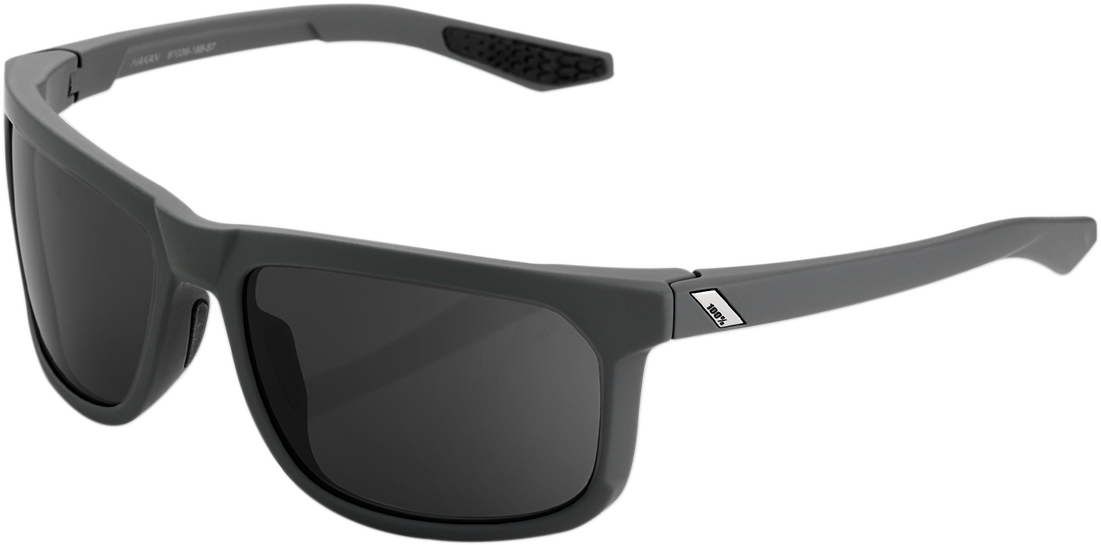 100% Hakan Sunglasses - Gray - Smoke 61036-188-57 - Howling Moto