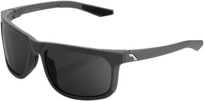 100% Hakan Sunglasses - Gray - Smoke 61036-188-57 - Howling Moto