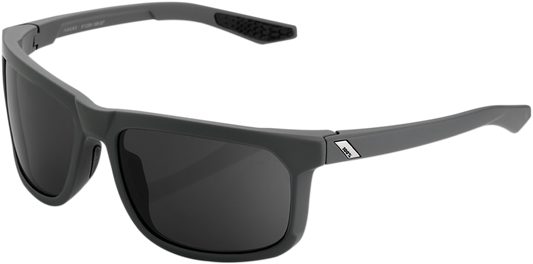 100% Hakan Sunglasses - Gray - Smoke 61036-188-57 - Howling Moto