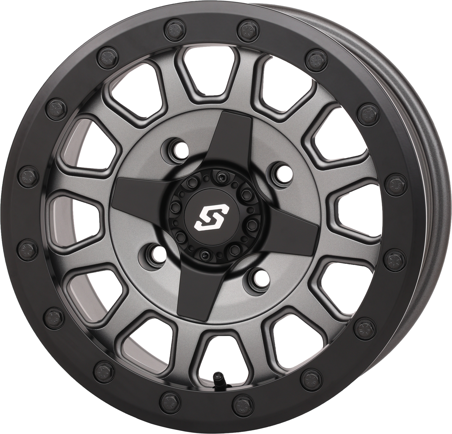 SEDONA, SEDONA Adapt DD Wheel 15x7 Matte Gunmetal Grey - 5+2 Offset for 4/137 & 4/156 Bolt Patterns