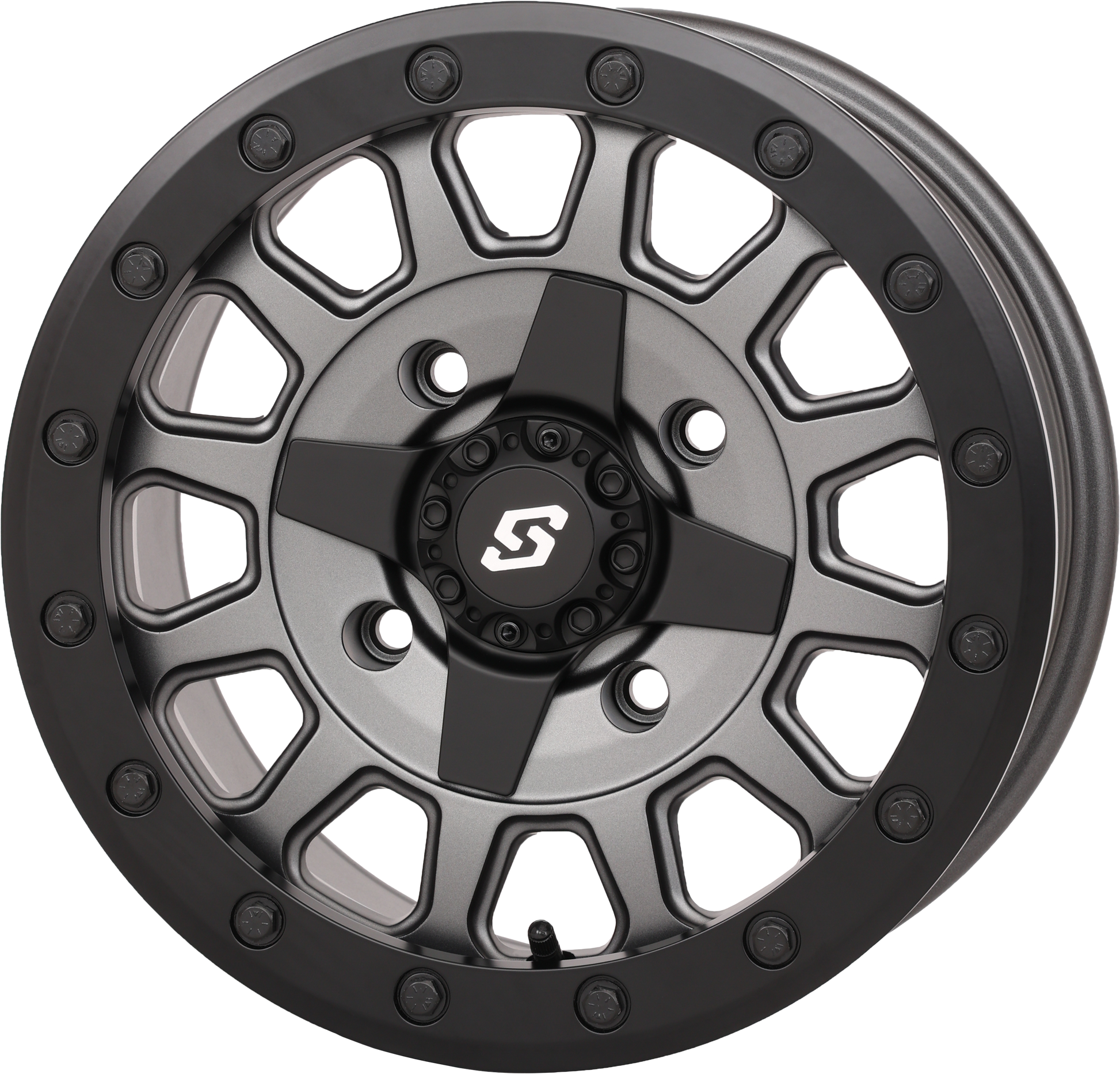 SEDONA, SEDONA Adapt DD Wheel 15x7 Matte Gunmetal Grey - 5+2 Offset for 4/137 & 4/156 Bolt Patterns