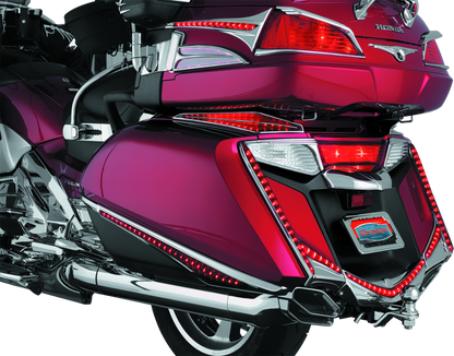 Kuryakyn, Kuryakyn LED Rear Fender Tip for Honda Gold Wing F6B 2013-2016 with Red Lens