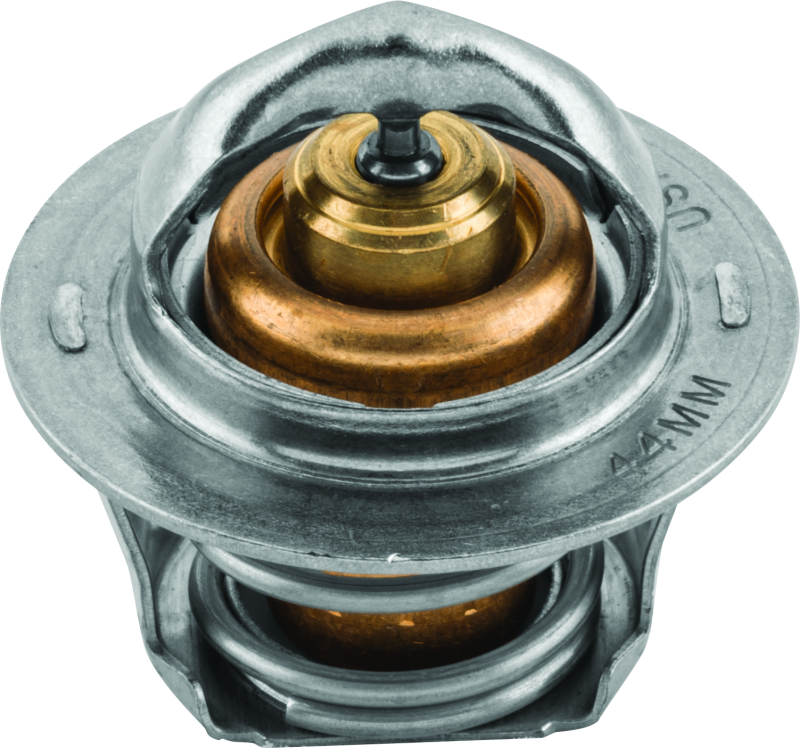 QuadBoss Polaris Powersports vehicle thermostat part 403169, showing the metal thermostat component on a plain background.