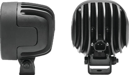 Kuryakyn Lodestar 1850L spot beam high-output driving lights mounted on a powersports vehicle for enhanced visibility.