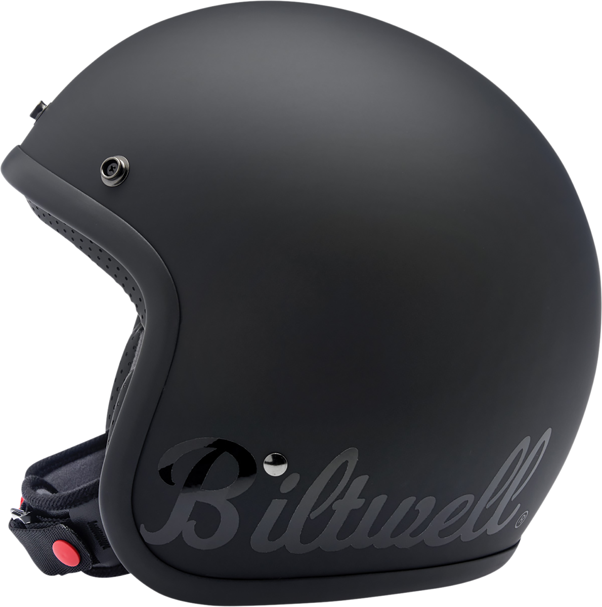 BILTWELL Bonanza Helmet - Flat Black Factory - XS 1001-638-201 - Howling Moto