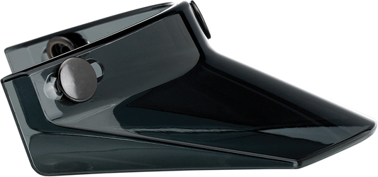 BILTWELL Moto 3-Snap Smoke Visor for helmets, motorcycle helmet accessories by Bill's Exhausts, clear smoke tinted visor.