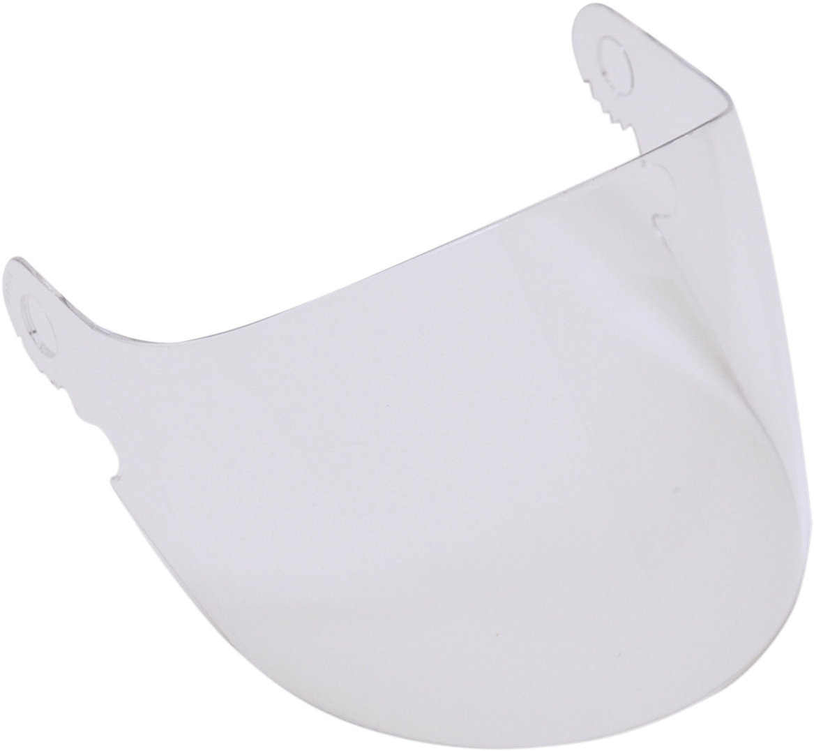 Clear protective shield for motorcycle gear, AFX FX-50 model by Bill's Exhausts, shown in image with transparent outer cover.