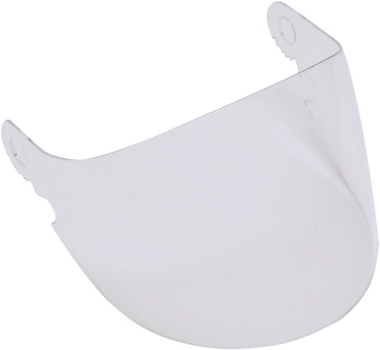 Clear protective shield for motorcycle gear, AFX FX-50 model by Bill's Exhausts, shown in image with transparent outer cover.