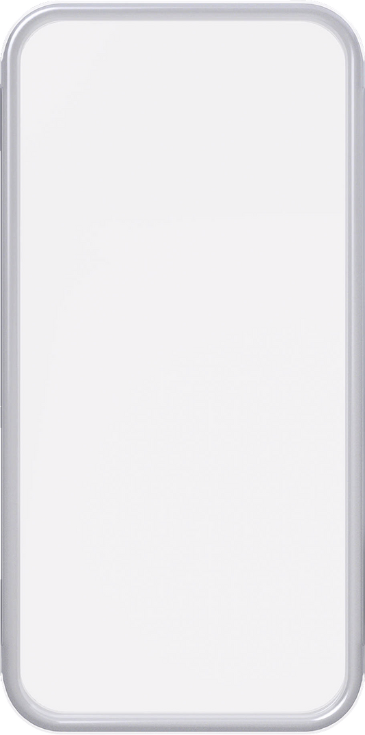 SP CONNECT Weather Cover on iPhone 13 Pro Max or 12 Pro Max, protective phone cover with clear, weather-resistant design.