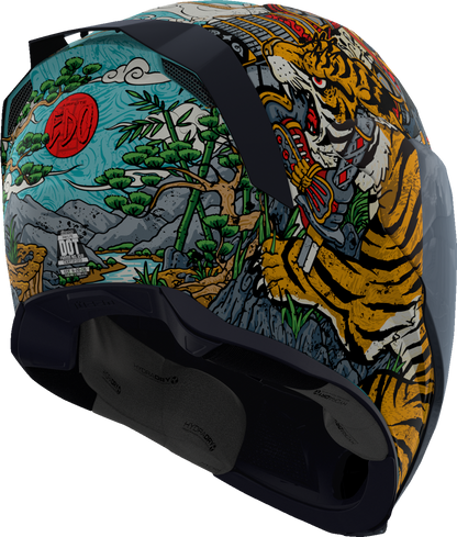 Bill's Exhausts ICON Airflite™ Helmet Edo-MIPS large motorcycle helmet with aerodynamic design and vented shell.