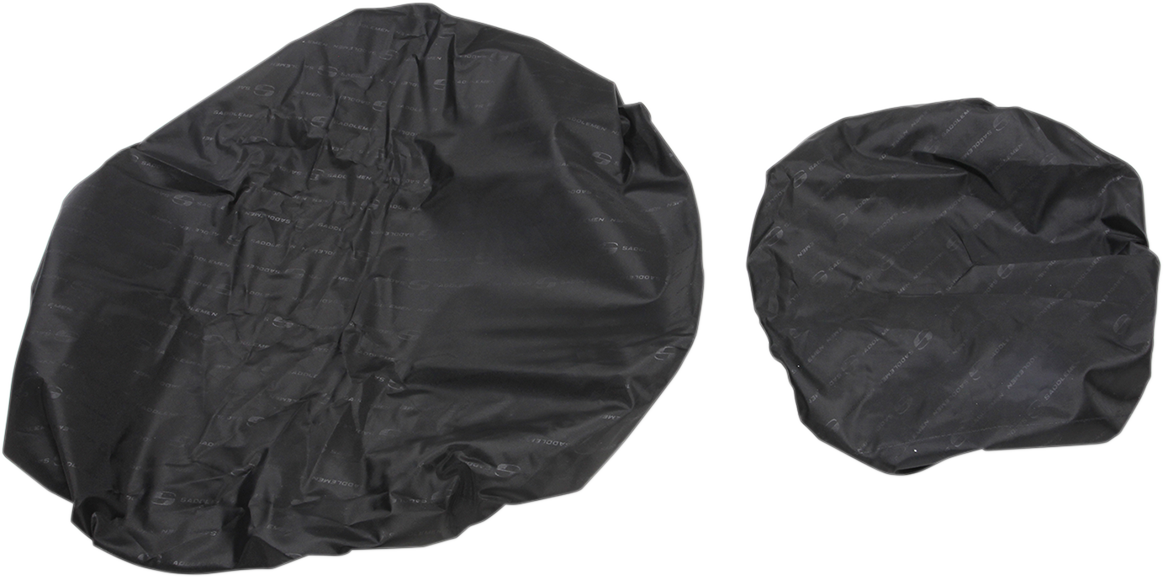 Bill's Exhausts SADDLEMEN XL Explorer Rain Seat Cover for motorcycle seats, featuring waterproof material and durable design.