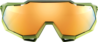 100% Speedtrap Sunglasses - Viperidae - Bronze Mirror Lens 61023-389-80 - Howling Moto