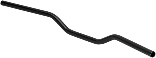 Black BILTWELL Tracker handlebar with dimpled 7/8-inch diameter, designed for motorcycle handlebars.