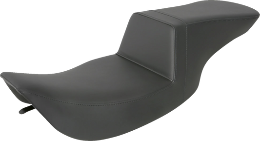 SADDLEMEN Step-Up Seat - Smooth - Black - FLH 897-06-194