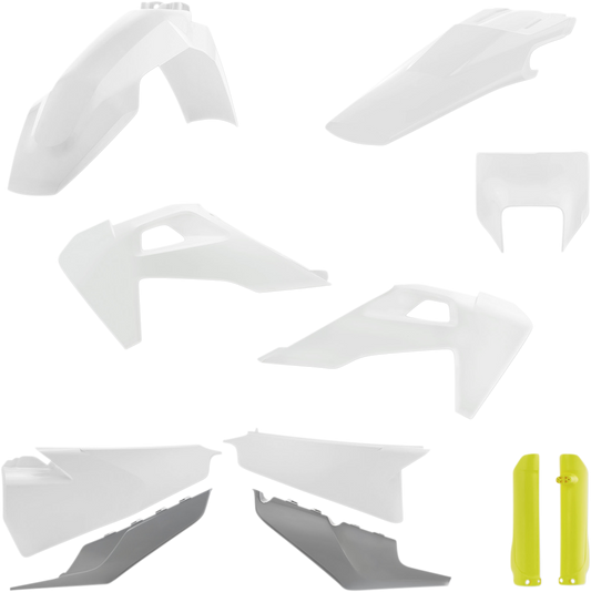ACERBIS Full Replacement Body Kit - OEM White/Yellow/Gray 2791536812 - Howling Moto