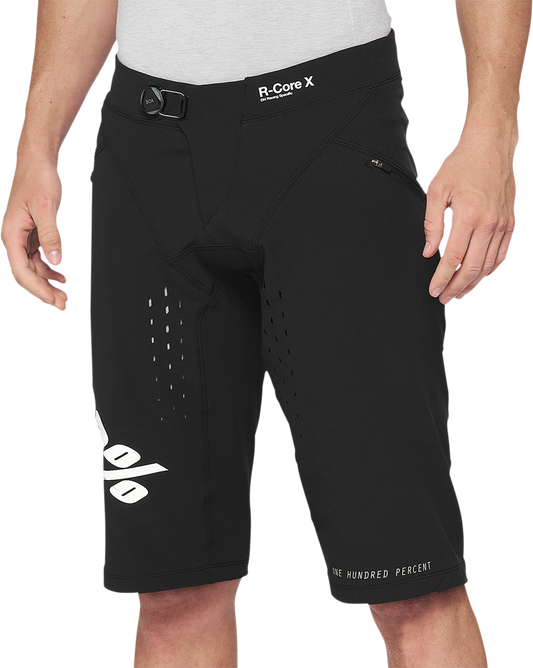 100% R-Core-X Shorts - Black - US 32 40002-00002 - Howling Moto