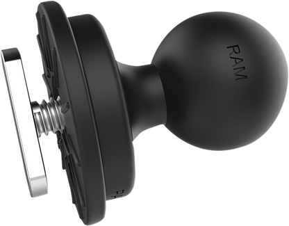RAM MOUNTS Tough Track Ball engine mount by Bill's Exhausts, featuring a durable ball joint for secure installation.