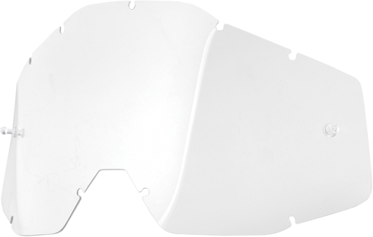 100% Accuri/Strata/Racecraft Lens - Clear 59005-00001 - Howling Moto
