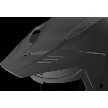 Gray ICON Elsinore™ helmet in XS size with Monotype design, featuring a sleek motorcycle helmet style from Bill's Exhausts.