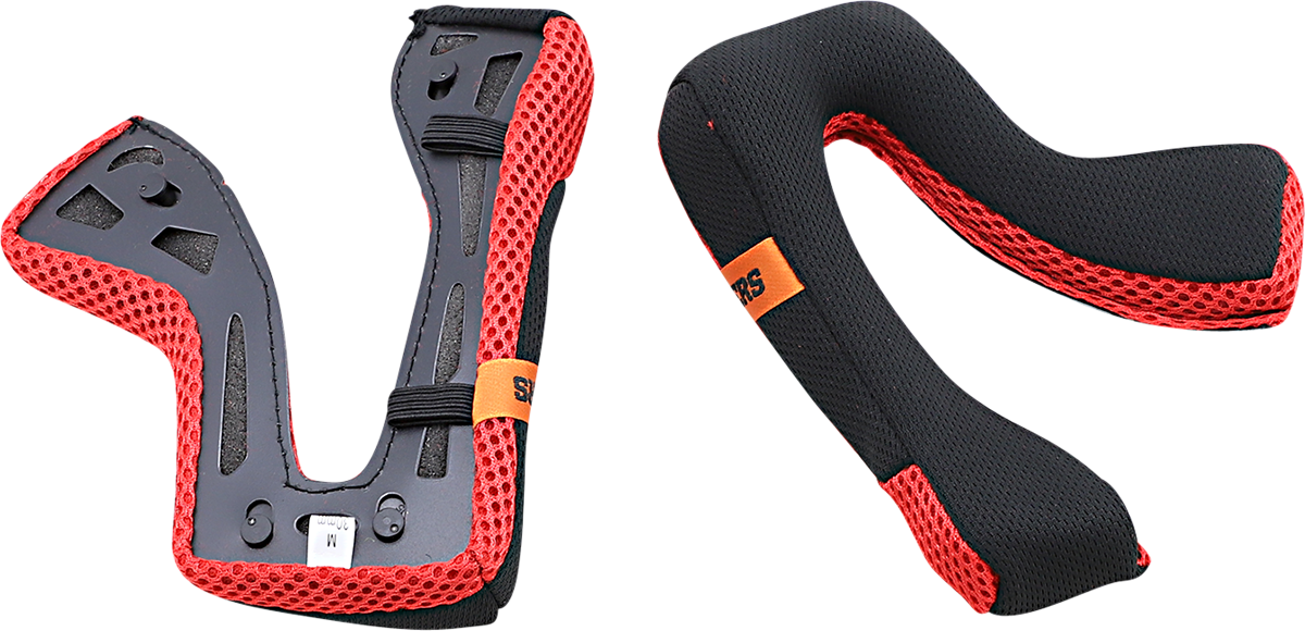 Gray Alpinstars SM5 helmet cheek pads, medium size, with +5 mm thickness, designed for motorcycle helmets.