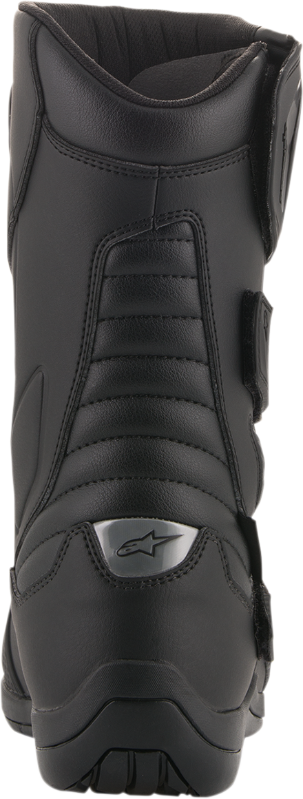 Alpinestars Radon Drystar® motorcycle boots in black, US 11.5 / EU 46, featuring durable design and protective features.