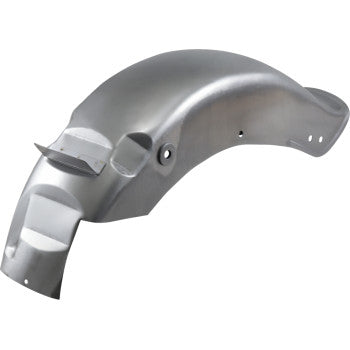 Drag Specialties Shovelhead Rear Fender - Raw Steel HD Wide Glide