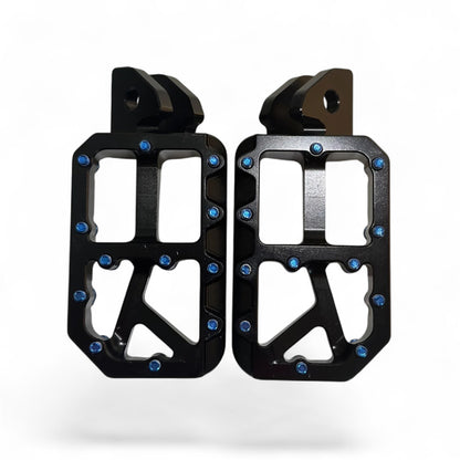 Black Wide Foot Pegs – Aluminum 7075 | Talaria, Surron, E-Ride Pro