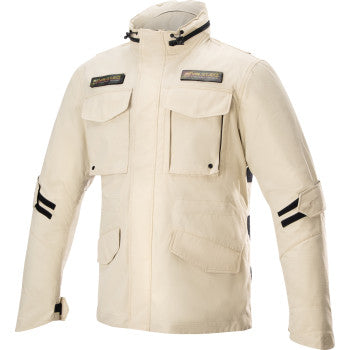 Alpinestars MSE Field Jacket in tan, size XL, made of durable fabric with a front zipper and multiple pockets.