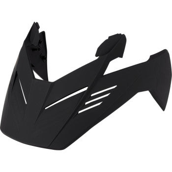 Black ICON Elsinore™ Peak helmet part in XL-3XL size, designed for Monotype helmets, by Bill's Exhausts.