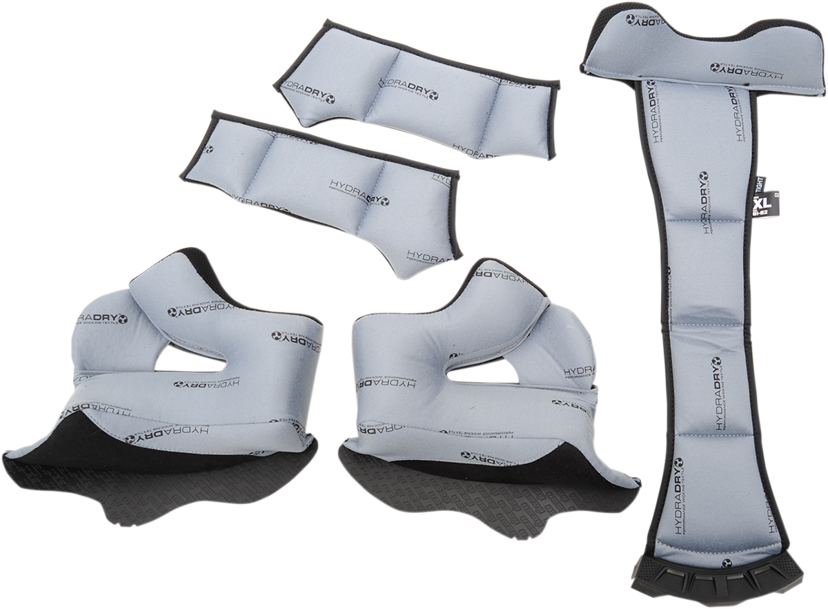 Icon Airframe Pro™ helmet liner in tight fit XL size, shown in black with textured interior for a snug, comfortable fit.