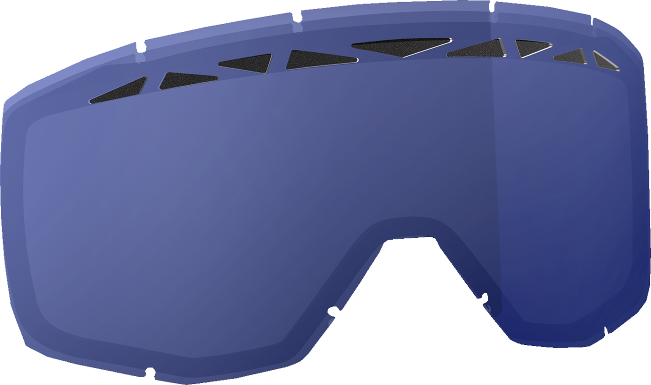 Scott Primal/Split Snow Lens with dual sky blue ACS coating, designed for winter sports goggles.
