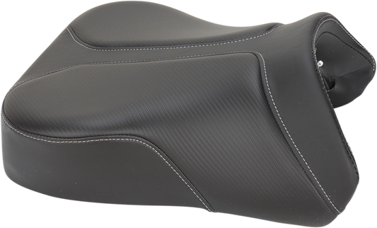 SADDLEMEN Adventuring Solo Seat for Tenere motorcycle, displaying black seat with textured surface and mounting hardware.