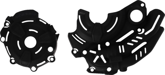 Acerbis X-Power Kit in black for Tenere 700 2021-2022 motorcycle, showcasing the durable body component with brand detail.
