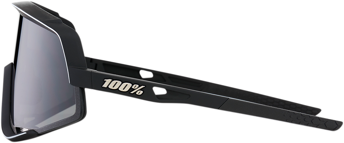 Bill's Exhausts Glendale sunglasses in black with smoke lenses, featuring a sleek frame and modern style.