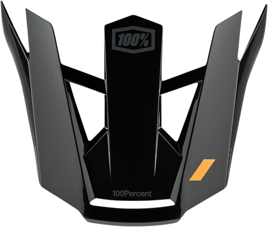 100% Aircraft 2 Visor - Black 89012-00001 - Howling Moto