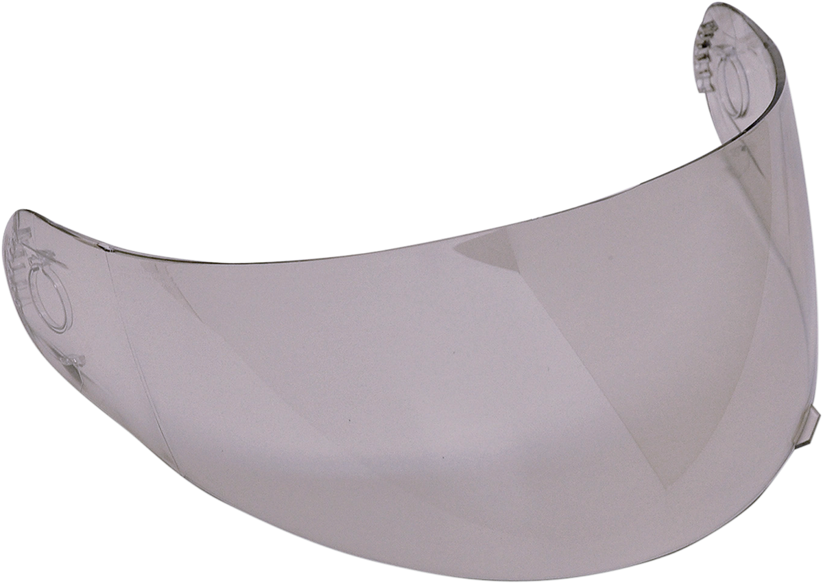 Bill's Exhausts AFX FX-90/FX-Magnus shield in smoke, outer view showing the sleek, tinted motorcycle shield design.