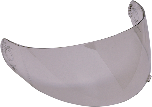 Bill's Exhausts AFX FX-90/FX-Magnus shield in smoke, outer view showing the sleek, tinted motorcycle shield design.