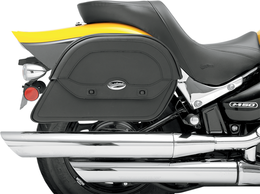 Bill's Exhausts SADDLEMEN Custom Fit Cruis'n Saddlebag seat, Jumbo 3501-0438, designed for motorcycle touring and comfort.