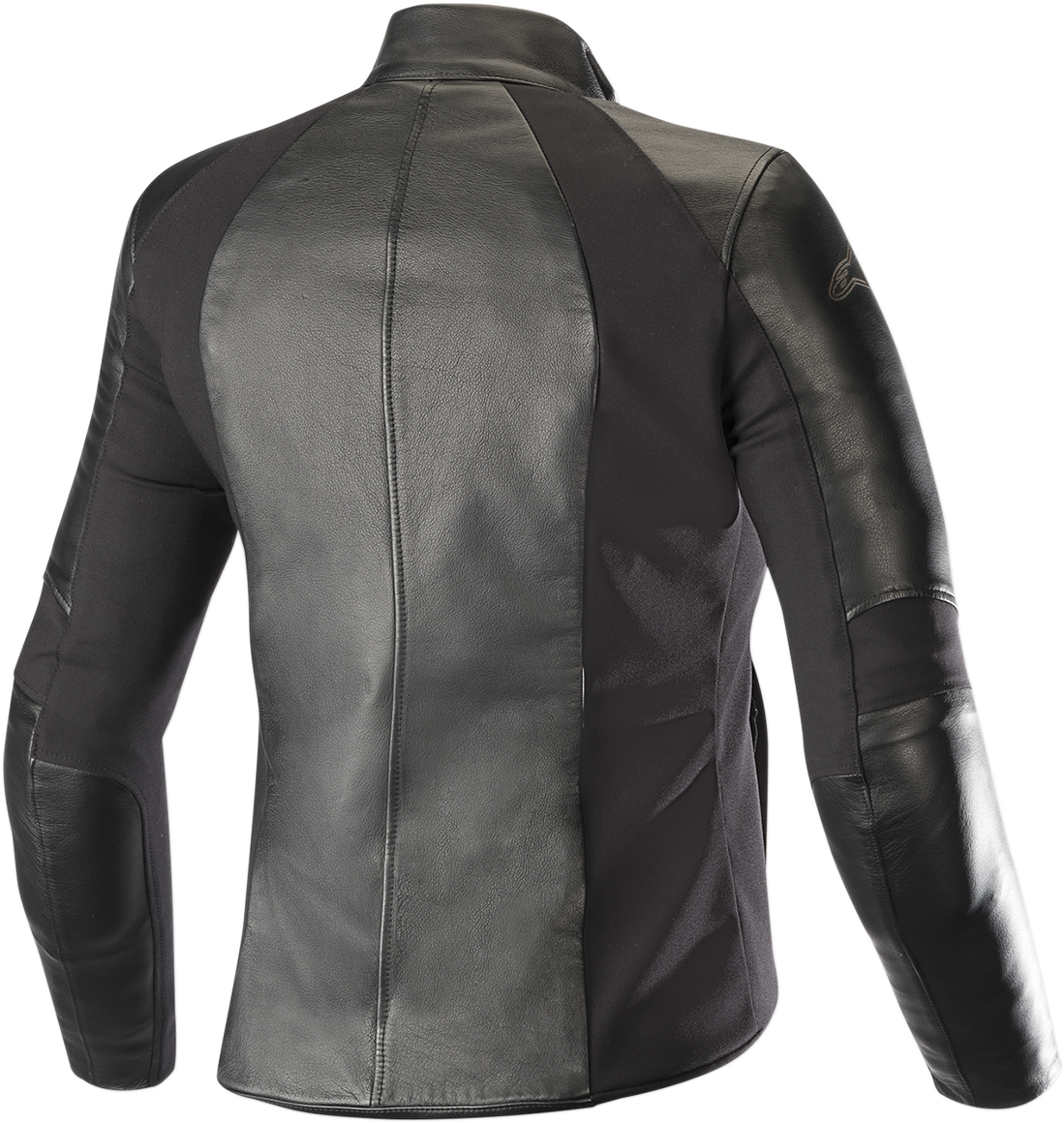 Black Alpinestars Stella Vika v2 women's motorcycle jacket with sleek design and protective features, US 12 / EU 48 size.