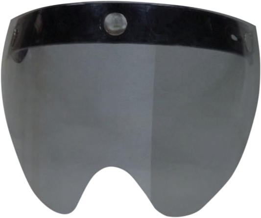 Bill's Exhausts AFX 3-Snap Flip Shield in short dark smoke, helmet helmet parts for motorcycle helmets, clear protective visor